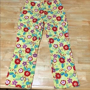 Funky floral capris